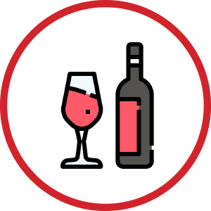 liquor and glass icon